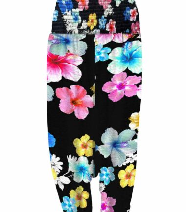 New-Womens-Floral-Print-Sheering-Ali-Baba-Harem-Hippie-Leggings-Pants-Plus-Size New Womens Floral Print Sheering Ali Baba Harem Hippie Leggings Pants Plus Size