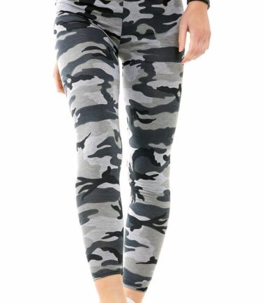 New Women Camouflage Army Print Full Ankle Length Stretchy SlimFit Leggings Pant