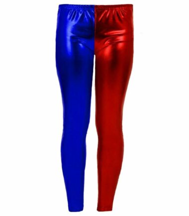 Kids Girls Red Blue Misfit Suicide Squad Halloween Costume Jacket Leggings Pant