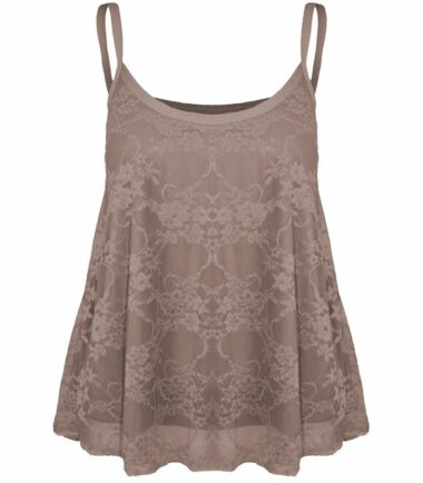 New-Womens-Full-Floral-Lace-Mesh-Camisole-Strappy-Cami-Flare-Swing-Vest-Tank-Top New Womens Full Floral Lace Mesh Camisole Strappy Cami Flare Swing Vest Tank Top