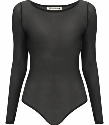 Womens-Sheer-Mesh-See-Through-Long-Sleeve-Leotard-Bodysuit-Summer-T-Shirt-Top Womens Sheer Mesh See Through Long Sleeve Leotard Bodysuit Summer T-Shirt Top