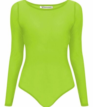 Womens-Sheer-Mesh-See-Through-Long-Sleeve-Leotard-Bodysuit-Summer-T-Shirt-Top Womens Sheer Mesh See Through Long Sleeve Leotard Bodysuit Summer T-Shirt Top