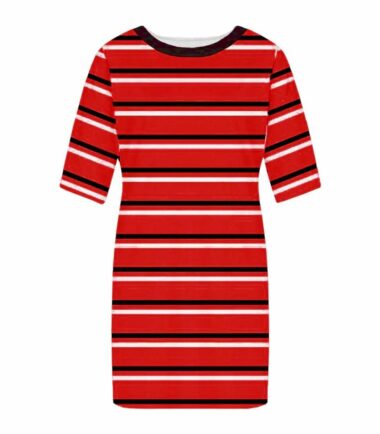 Womens-Ladies-Stripe-Boyfriend-T-Shirt-Short-Sleeve-Summer-PJ-Dress-Oversize-Top Womens Ladies Stripe Boyfriend T-Shirt Short Sleeve Summer PJ Dress Oversize Top