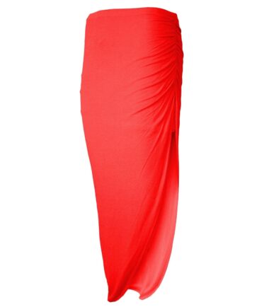 New-Womens-Plain-Ruched-Side-Split-Summer-Basic-Asymmetric-Gypsy-Long-Maxi-Skirt New Womens Plain Ruched Side Split Summer Basic Asymmetric Gypsy Long Maxi Skirt