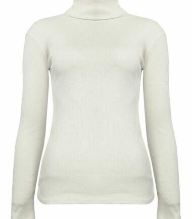 New-Womens-Plain-Ribbed-Knitted-Polo-Turtle-Neck-Stretch-Long-Sleeve-Jumper-Top New Womens Plain Ribbed Knitted Polo Turtle Neck Stretch Long Sleeve Jumper Top