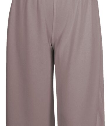 Womens-Plain-Wide-Leg-Culottes-3/4-Length-Shorts-Trousers-Casual-Palazzo-Pants Womens Plain Wide Leg Culottes 3/4 Length Shorts Trousers Casual Palazzo Pants