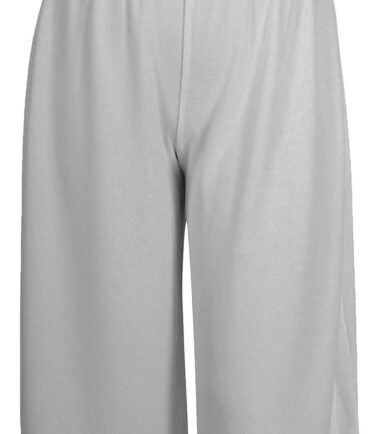 Womens-Plain-Wide-Leg-Culottes-3/4-Length-Shorts-Trousers-Casual-Palazzo-Pants Womens Plain Wide Leg Culottes 3/4 Length Shorts Trousers Casual Palazzo Pants