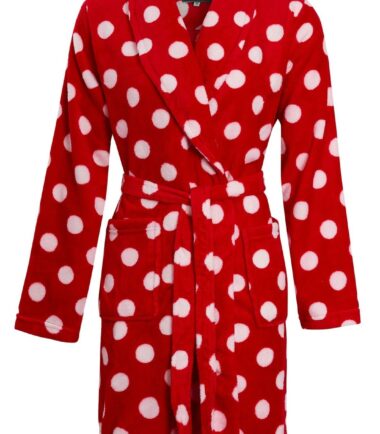 Shelikes Womens Soft And Cosy Tie Dye Star Spot Mermaid Hooded Dressing Gown