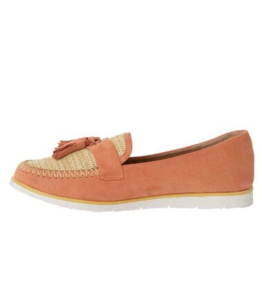 Shelikes Womens Slip On Tassle Suede Flat Loafers Brogues Slider Summer Shoes