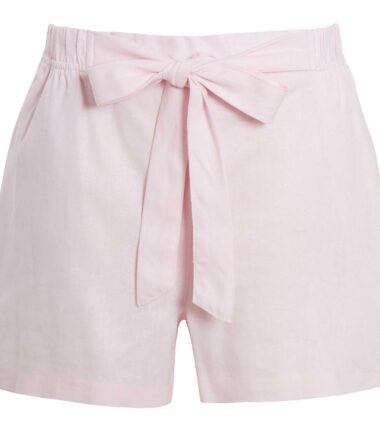 Shelikes Womens Shorts Linen High Waisted Summer Beach Casual 10-20
