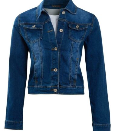 Womens Ladies Plus Size Denim Blue Black Vintage Summer Jacket S-5XL
