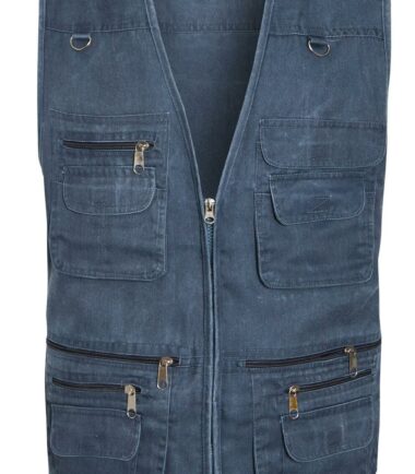 Mens Waistcoat Multi Pocket Jacket Fishing Camping Travelling Hiking Gilet