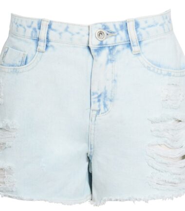 New Womens High Waisted Ripped Distressed Summer Denim Shorts Hotpants