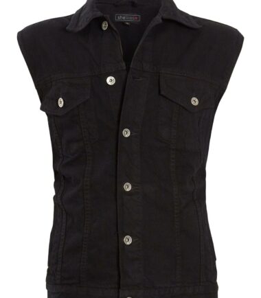 Mens Classic Denim Sleeveless Jacket Gilet Waistcoat Outerwear Casual Top Vest