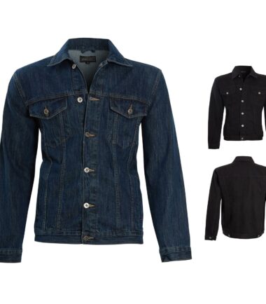 Mens Designer Western Jacket Cotton Trucker Vintage Denim Coat