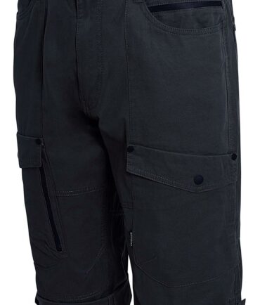 Mens Cotton Cargo Shorts three quarters Turn Up Belted Zip Pockets UK Size