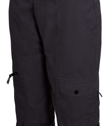 Mens Cotton Cargo Shorts three quarters Turn Up Belted Zip Pockets UK Size