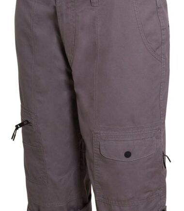 Mens Cotton Cargo Shorts three quarters Turn Up Belted Zip Pockets UK Size