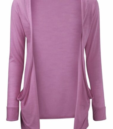 New Kids Girls Plain Open Front Pocket Boyfriend Cardigan Long Sleeve Shrug Top