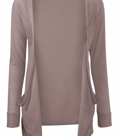 New Kids Girls Plain Open Front Pocket Boyfriend Cardigan Long Sleeve Shrug Top
