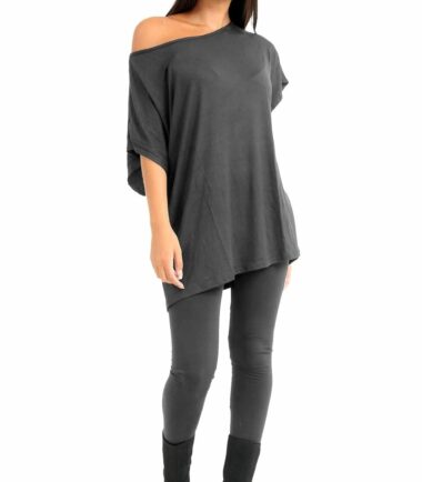 Womens-Off-Shoulder-Baggy-Top-Leggings-Set-Casual-Summer-Loungewear-Tracksuit Womens Off Shoulder Baggy Top Leggings Set Casual Summer Loungewear Tracksuit