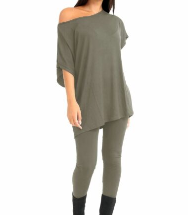 Womens-Off-Shoulder-Baggy-Top-Leggings-Set-Casual-Summer-Loungewear-Tracksuit Womens Off Shoulder Baggy Top Leggings Set Casual Summer Loungewear Tracksuit