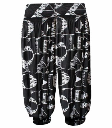 New Womens Animal Print 3/4 Hareem Alibaba Baggy Overseized Short Leggings Pants