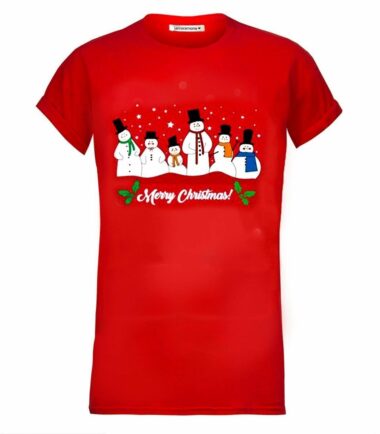 New Womens Mens Merry Christmas Reindeer Santa Novelty T-Shirt Unisex Xmas Top