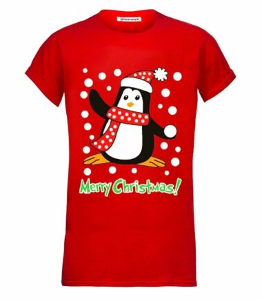 New Womens Mens Merry Christmas Reindeer Santa Novelty T-Shirt Unisex Xmas Top