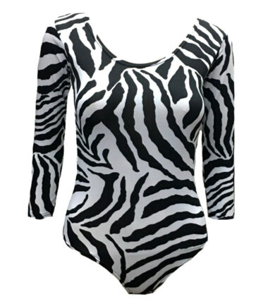 GIRLS NEON ZEBRA LEOTARDS GYMNASTICS SCHOOL UNIFORM SWIMMING BALLET PE LEOTARD