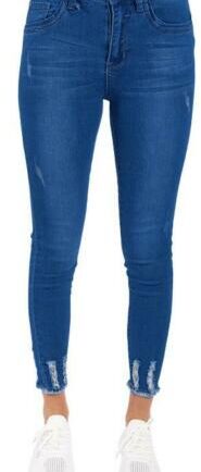 shelikes Womens Ladies Stretch Slim Fit Plus Size Blue Black Denim Jeans 16-24