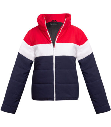 Womens-Ladies-Colour-Block-Contrast-Quilted-Padded-Puffer-Warm-Thick-Jacket-Coat Womens Ladies Colour Block Contrast Quilted Padded Puffer Warm Thick Jacket Coat