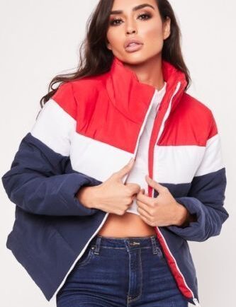 Womens-Ladies-Colour-Block-Contrast-Quilted-Padded-Puffer-Warm-Thick-Jacket-Coat Womens Ladies Colour Block Contrast Quilted Padded Puffer Warm Thick Jacket Coat